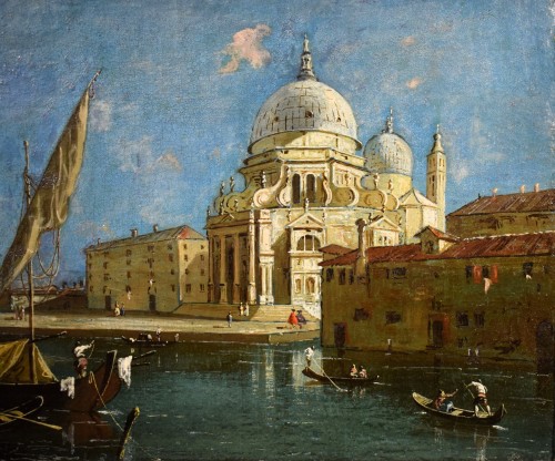 Venise, Basilique de la Santé - École de Francesco Guardi, fin du XVIIIe siècle